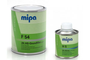 Грунт - наполнитель MIPA F54 2K-HS- акрил. серый с отв. 1,25л